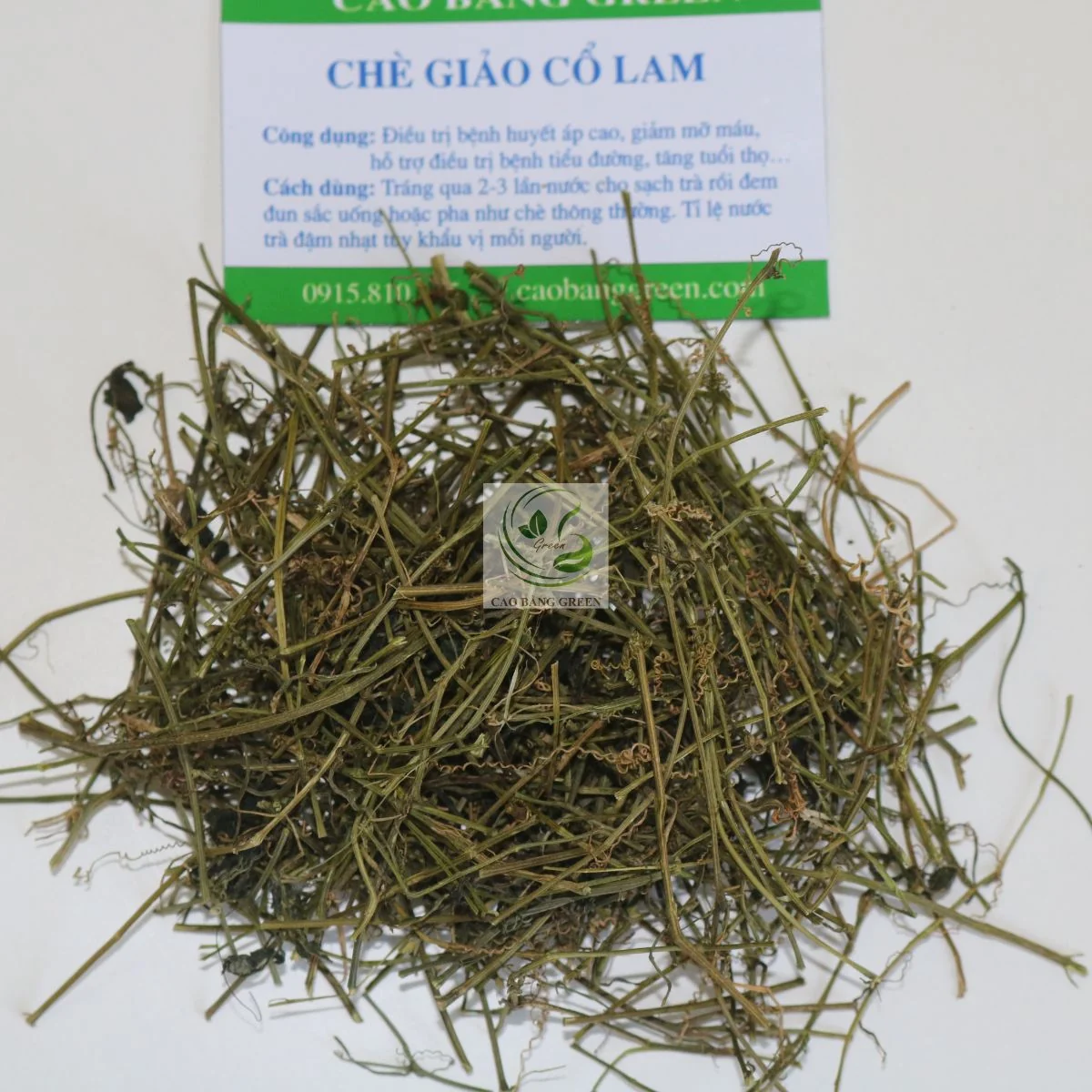 Cách dùng giảo cổ lam khô pha trà hoặc đun sắc.