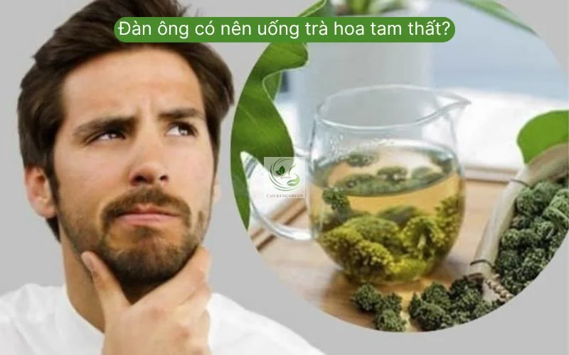 Đàn ông có nên uống hoa tam thất?