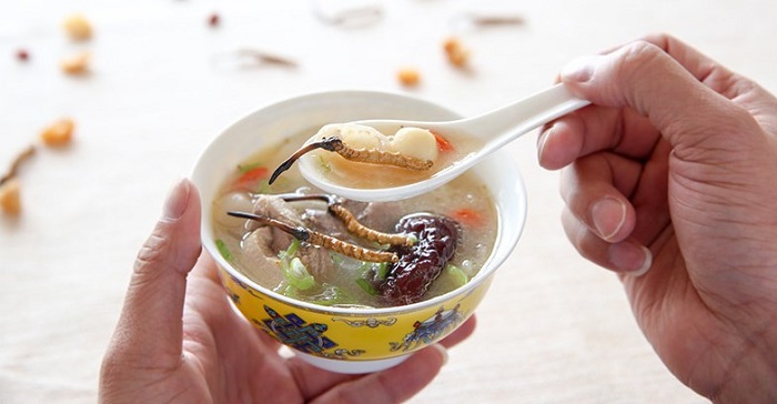 Cách sử dụng đông trùng hạ thảo tươi