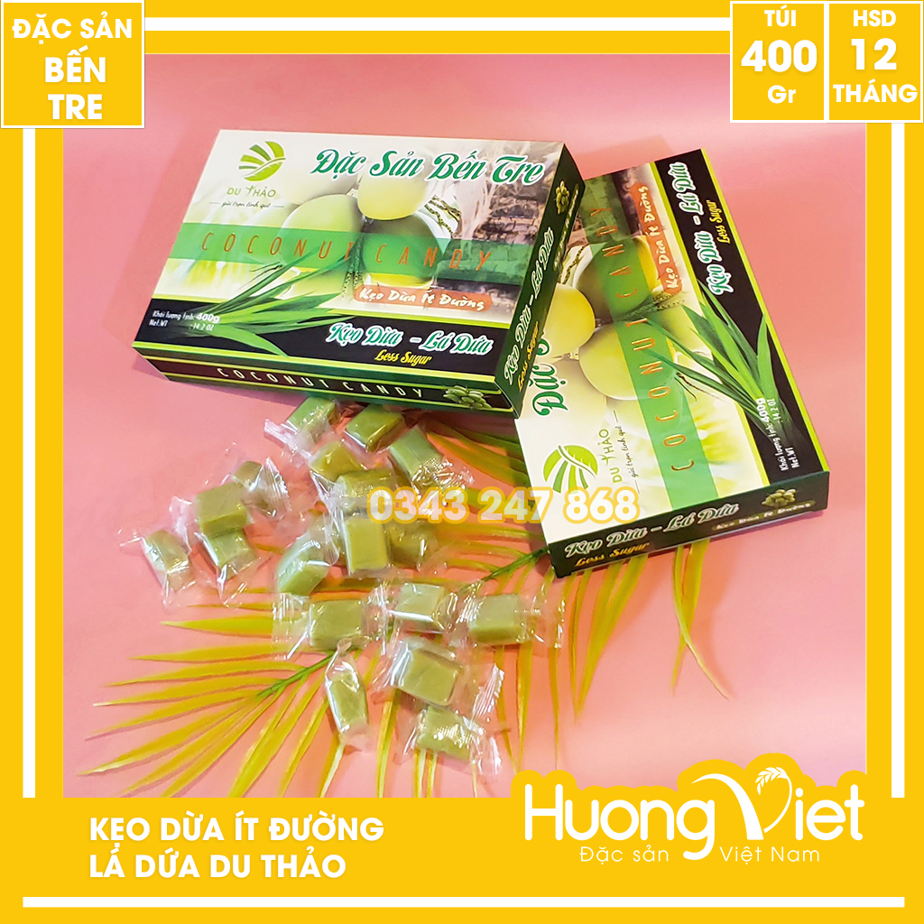 Đặc sản kẹo dừa Bến Tre nhất định bạn phải thử