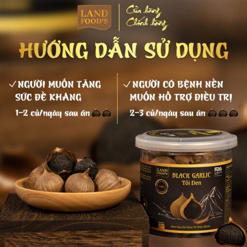 Tỏi Đen Cao Cấp LANDFOOD'S Xuất Khẩu - Hình ảnh 4