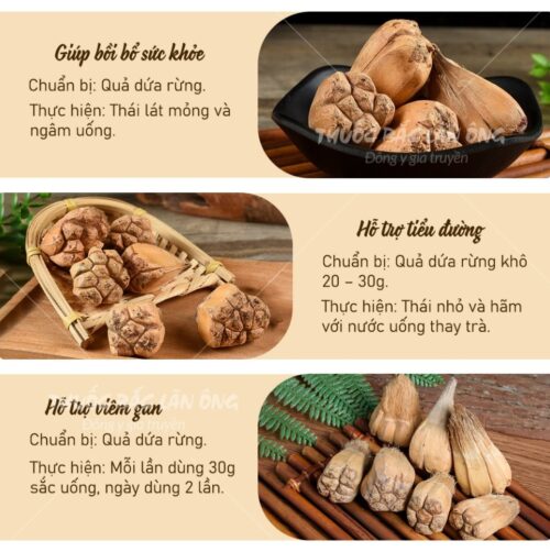 Cách dùng quả dứa rừng